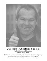 Front page for Uwe Boll's Christmas Special