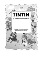 Omslag till Tintin og den forsvundne spilleder