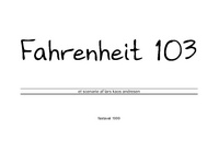 Front page for Fahrenheit 103