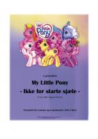 Front page for My Little Pony – Ikke for starte sjæle