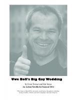 Vorderseite für Uwe Boll’s Big Gay Wedding