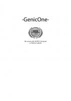Front page for Genic One
