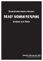 Front page for Beast Woman Returns