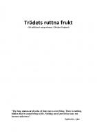 Vorderseite für Trädets Ruttna Frukt