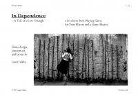 Front page for In Dependence