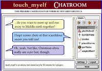 Front page for touch_myelf chatroom