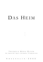 Front page for Das Heim