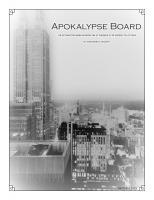 Front page for Apocalypse Board