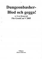 Front page for Dungeonbasher - Blod och gegga!