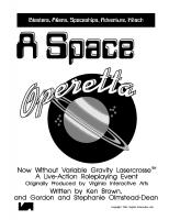 Front page for A Space Operetta