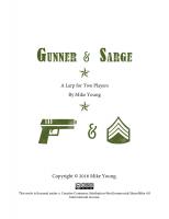 Front page for Gunner & Sarge
