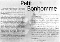 Vorderseite für Petit Bonhomme