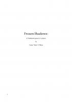 Front page for Frozen Shadows