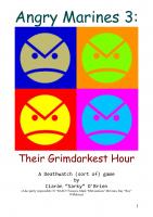 Forside til Angry Marines 3: Their Grimdarkest Hour