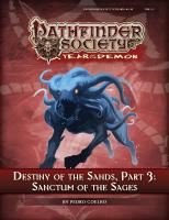 Vorderseite für Destiny of the Sands—Part 3: Sanctum of the Sages