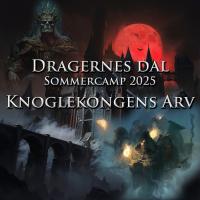 Front page for Dragernes Dal - Sommercamp 2025 - Knoglekongens Arv