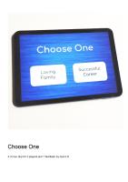 Front page for Choose One