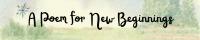 Vorderseite für A Poem for New Beginnings
