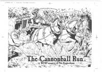 Front page for Cannonball Run