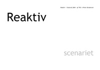 Front page for Reaktiv