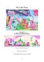 Front page for My Little Pony