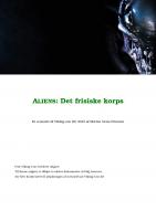 Forside til Aliens: Det frisiske korps