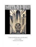 Front page for Metropolis