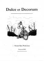 Forside til Dulce et Decorum