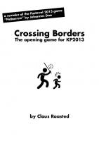 Front page for Crossing Borders