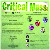 Front page for Critical Mass