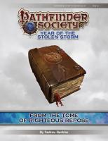 Front page for From the Tome of Righteous Repose
