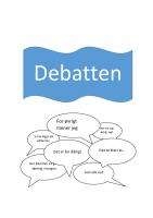 Front page for Debatten