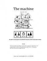 Front page for The Machine