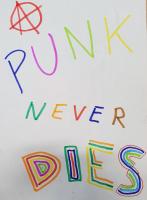 Front page for Punk never dies