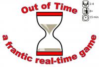 Front page for Out of Time – a frantic real-time game