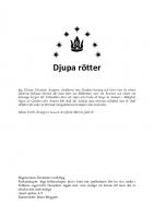 Front page for Djupa rötter