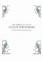 Front page for Det märkliga fallet August Strindberg