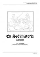 Front page for En spökhistoria