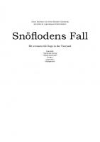 Front page for Snöflodens fall