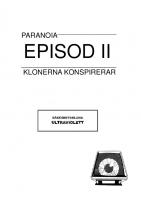 Vorderseite für Paranoia: Episode II - Klonerna konspirerar
