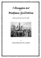 Omslag till I skuggan av Madame Guillotine
