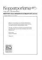Front page for Kopparportarna