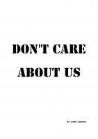 Front page for Don't Care About Us