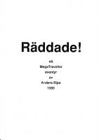 Front page for Räddade!