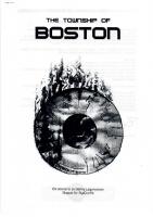 Front page for The Township of Boston