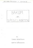 Front page for Bakom Spegelporten
