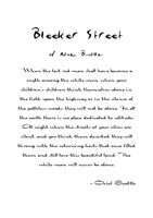 Front page for Bleeker Street
