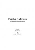 Front page for The Family Andersson